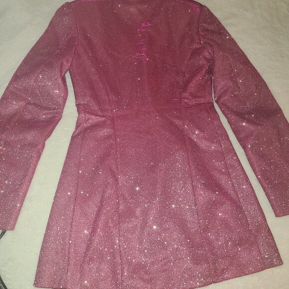 SLA the Label - Petite Fushia Dress Coat - Picture 3 of 4